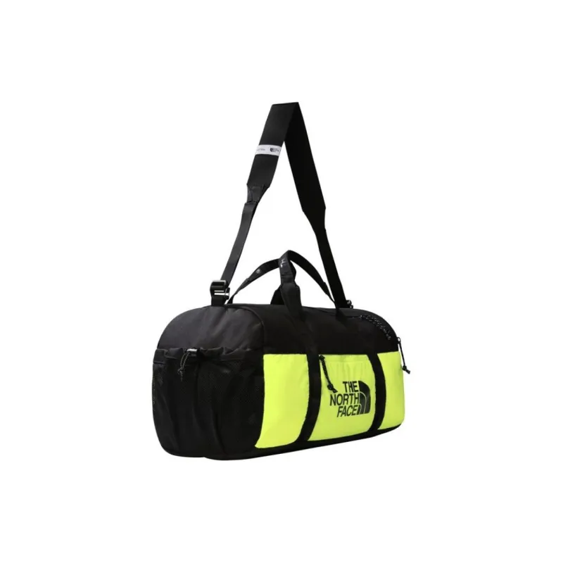 THE NORTH FACE Polyester Travel Bag Regular Unisex Black Yellow-5