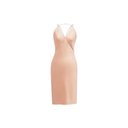 SAINT LAURENT Slip Dresses Women's Rose