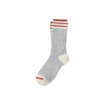 Brunello Cucinelli SS24 Mid Calf Socks Men's 1 Pack Light Gray