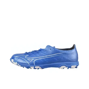 Mizuno Alpha TF Rubber Broken Studs Artificial Ground Breathable Soccer Shoes Men's Blue