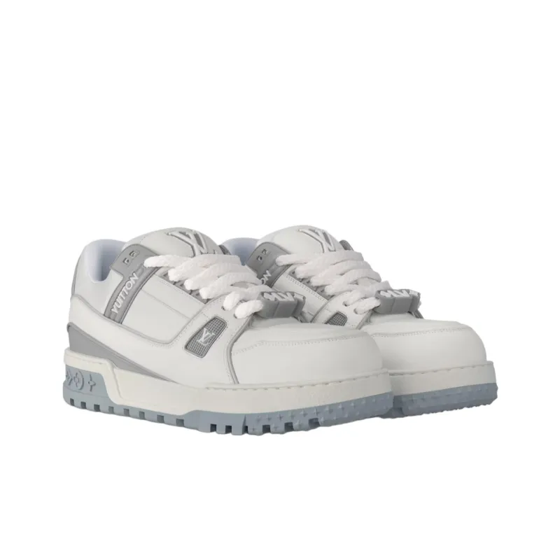 LOUIS VUITTON Trainer Maxi Little Jigglypuff Low Top Skateboard Shoes Unisex White Gray-2
