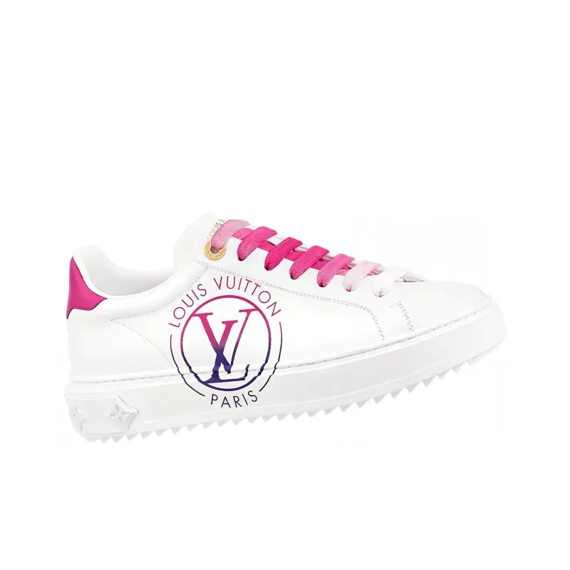 LOUIS VUITTON Lv Time Out Sneakers 'White Pink' Women's-1