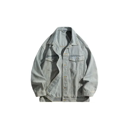 IGOI Denim Jackets Unisex Yellow Mud