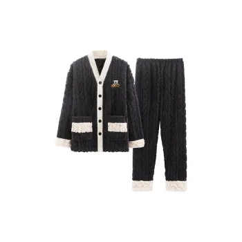 FENTENGCARE Pajama Set Men's Black