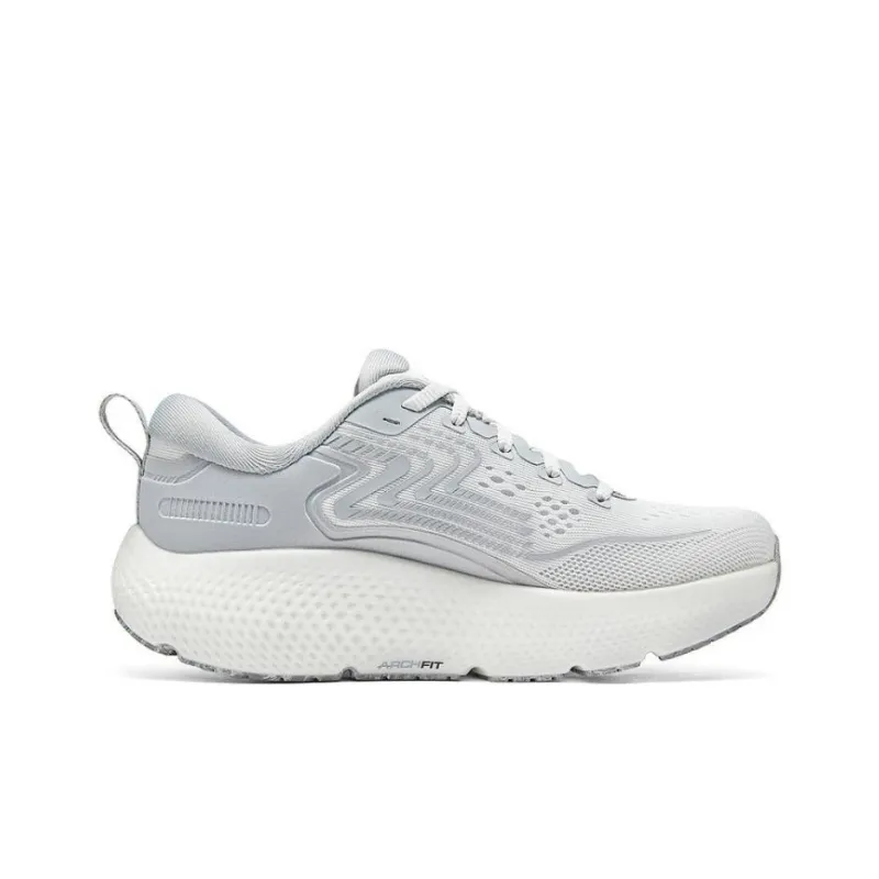 Skechers Arch Fit Durable Breathable Low Top Casual Shoes Women's Silver White-1