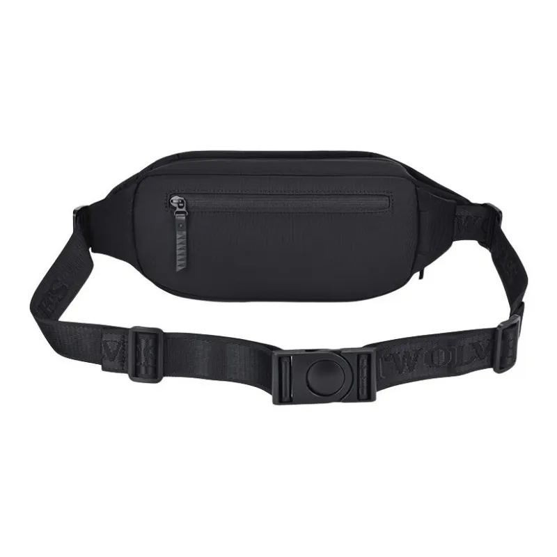 SEPTWOLVES Fabric Fanny Pack Regular Men's Black-3