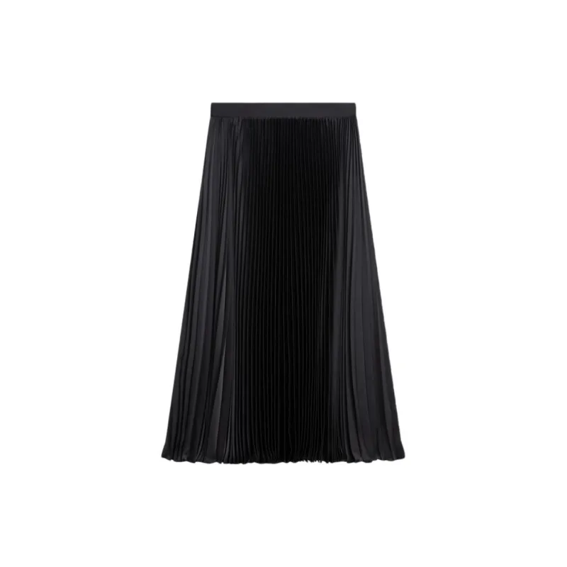 THEORY Casual Long Skirts Women's Black-1