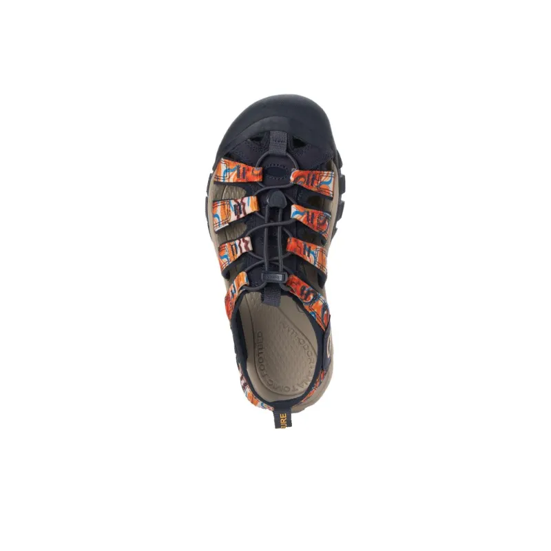 KEEN Newport Retro Breathable And Wear-resistant River Trekking Shoes Women's Black Orange-2