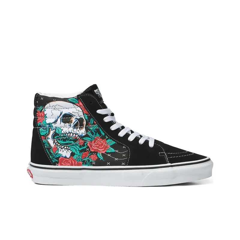 Vans Sk8 Hi Rose Skulls-1