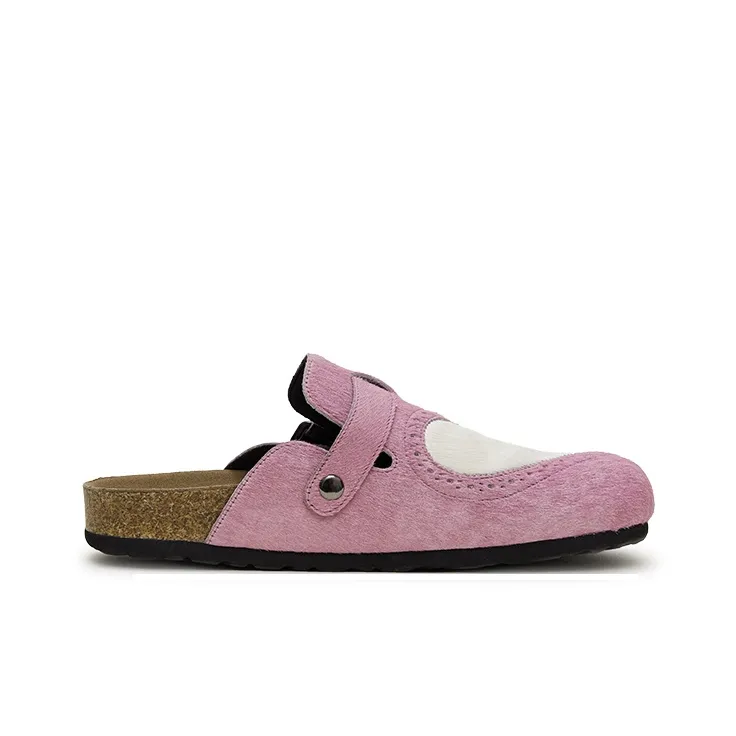 CONP Slip Resistant Wrap toe Slippers Unisex Dark Pink-1