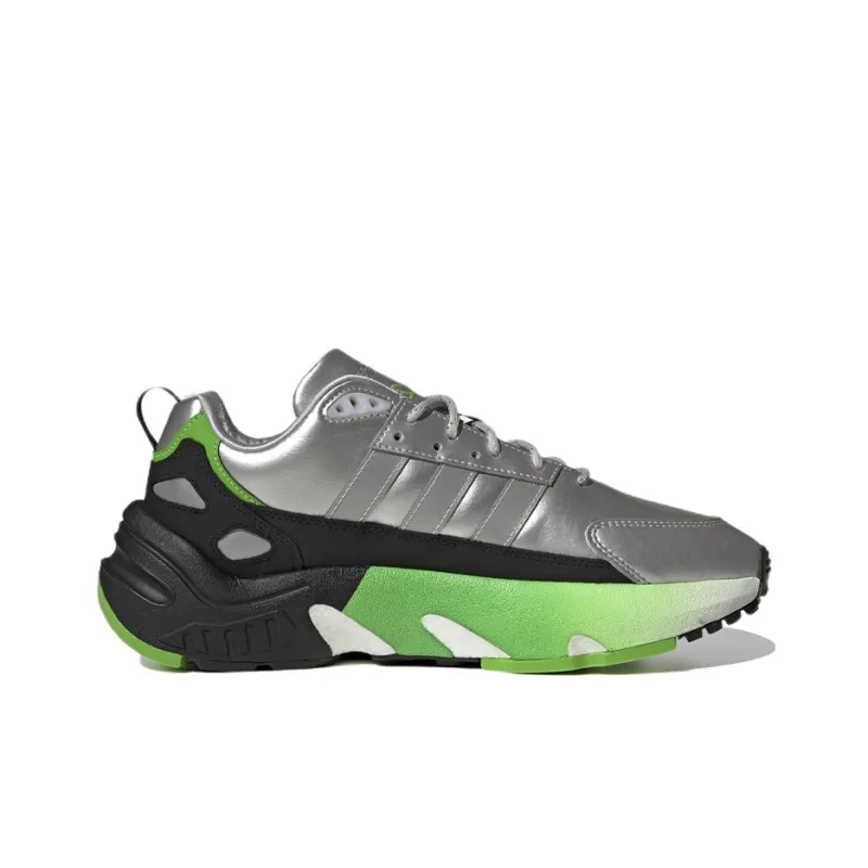 Adidas Zx 22 Boost Kawasaki Ninja Silver Metallic-1