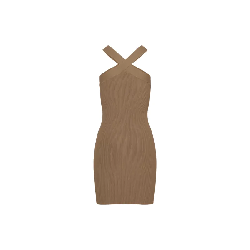 ARITZIA Babaton Sculpt Knit Criss Cross Dress Sleeveless Dress Women's Saville-1