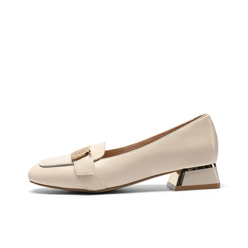 ZHR Loafers Women's Beige/Apricot/Black-0