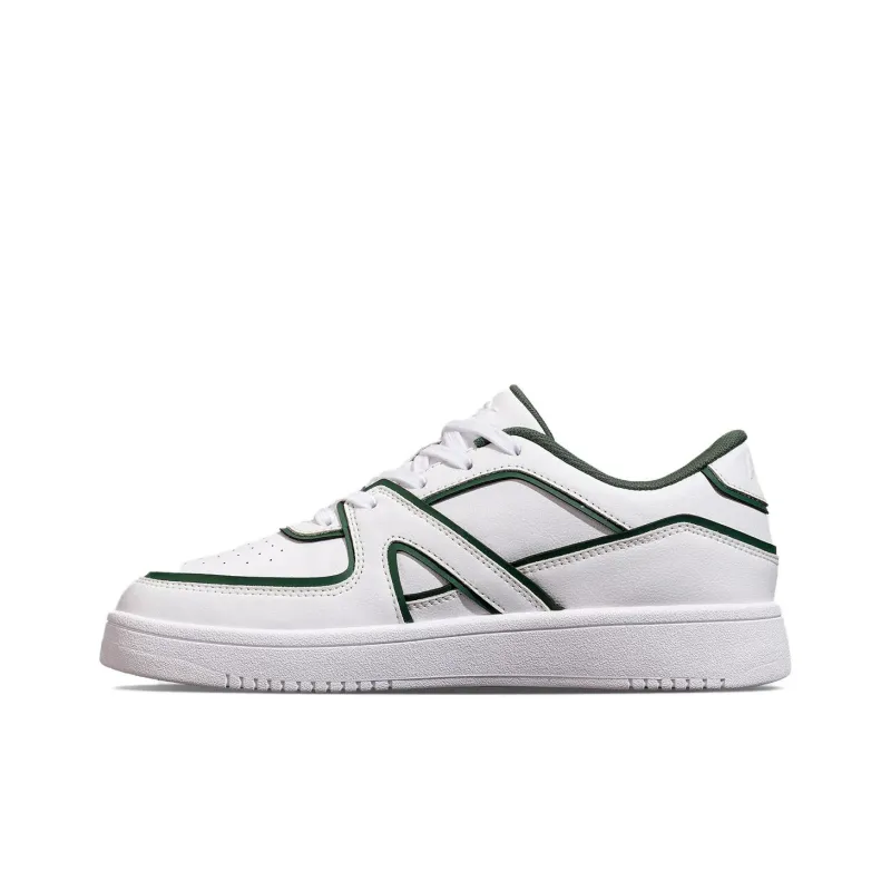 APL ATHLETIC PROPULSION LABS Nostalgia '87 Low-Top Skateboard Shoes Men's White Green-0