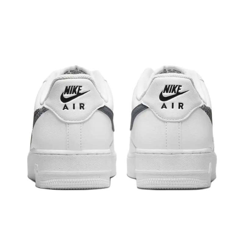 Nike Air Force 1 Low '07 Spray Paint Swoosh White Black Grey-4