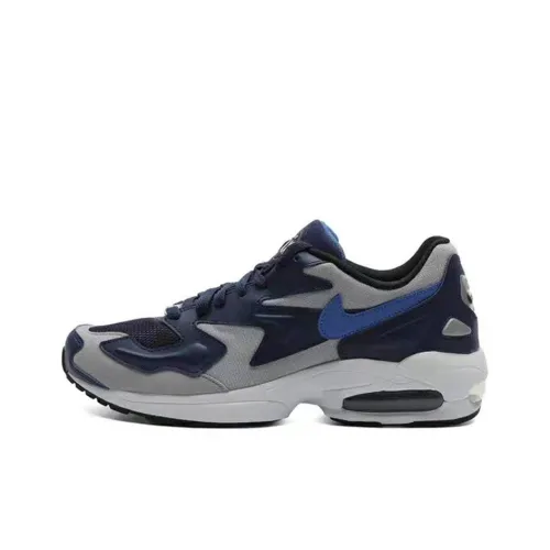 Nike Air Max 2 Light Running Shoes Men Low-Top Black/Grey