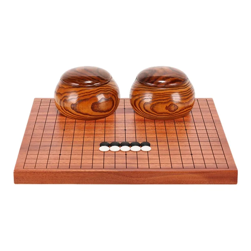Imono Go Five In A Row Board Set Cloud Stone Chess Pieces Beginner Wooden Chinese Chess 3 in 1 Board Games-2