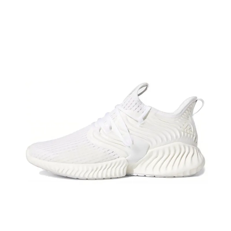 Adidas Alphabounce Instinct Running Shoes Unisex Low Top White-0