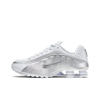 Nike Shox R4 White Metallic Silver