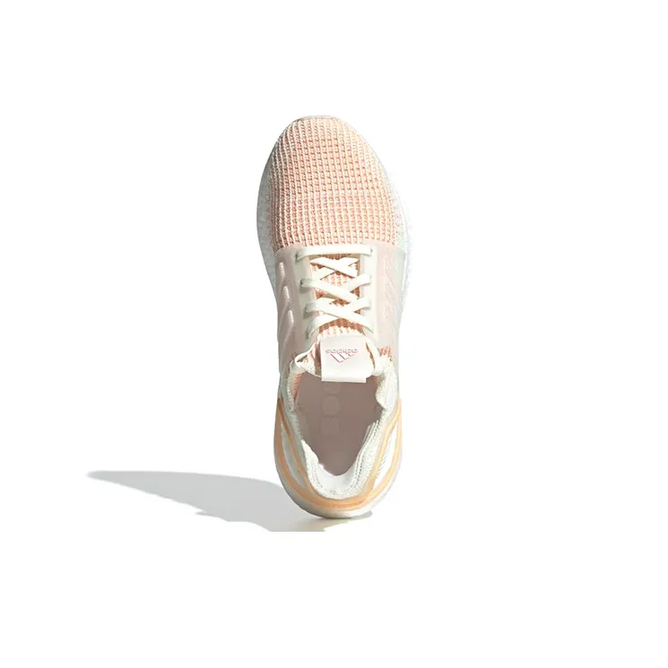 Adidas Ultra Boost 19 Off White Glow Orange Women's-4