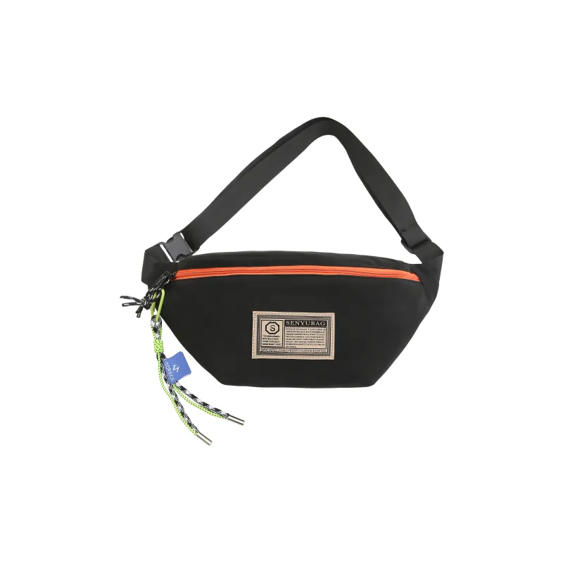 OURFUN Oxford Sling Bag Regular Unisex White/Black/Orange/Blue-3