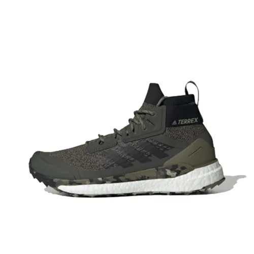 Adidas Terrex Free Hiker Running Shoes Men High-Top Jasper/Black