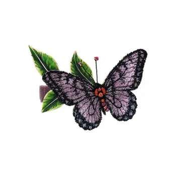 ROYALSASA Alloy Faux Crystal Hair Clip Edge Clamp Women's