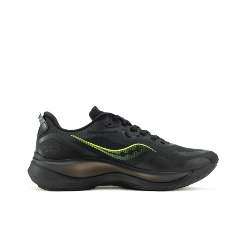 Saucony Phoenix Inferno 2 Cushioning, Slip Resistant, And Abrasion Resistant Low Top Running Shoes Unisex Black Green-1