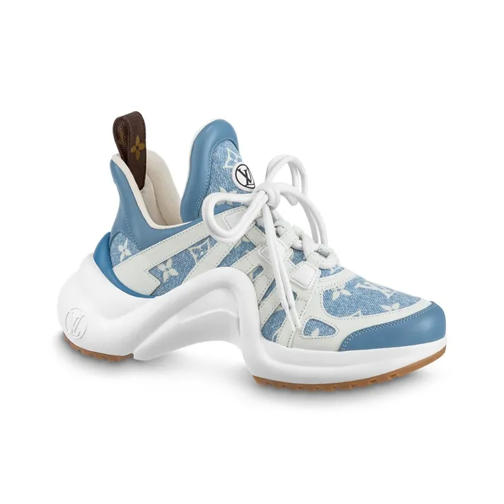 LOUIS VUITTON Archlight Low Top Casual Shoes Women's Blue White-1