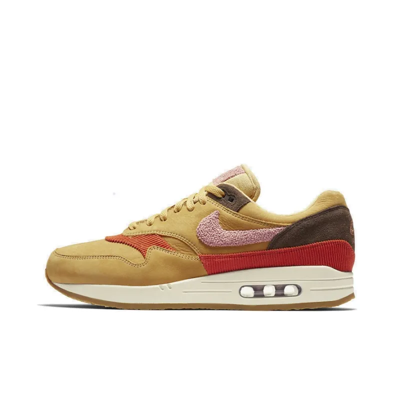 Nike Air Max 1 Crepe Wheat Gold Rust Pink-0