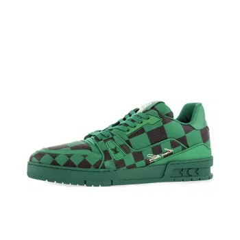 LOUIS VUITTON LV Trainer Sneaker Damier Pop Green