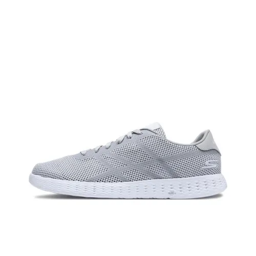 Skechers ON THE GO Glide Cushioning Anti-Slip And Wear-Resistant Low-Top Sports Casual Shoes Men's Gray