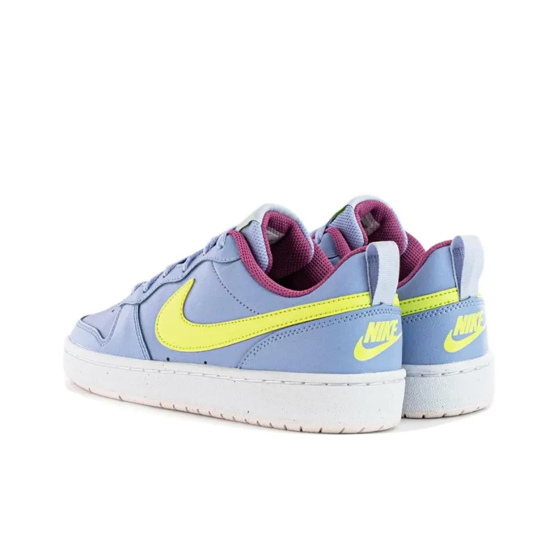 Nike Court Borough Low 2 'Cobalt Bliss Light Lemon Twist' GS-3