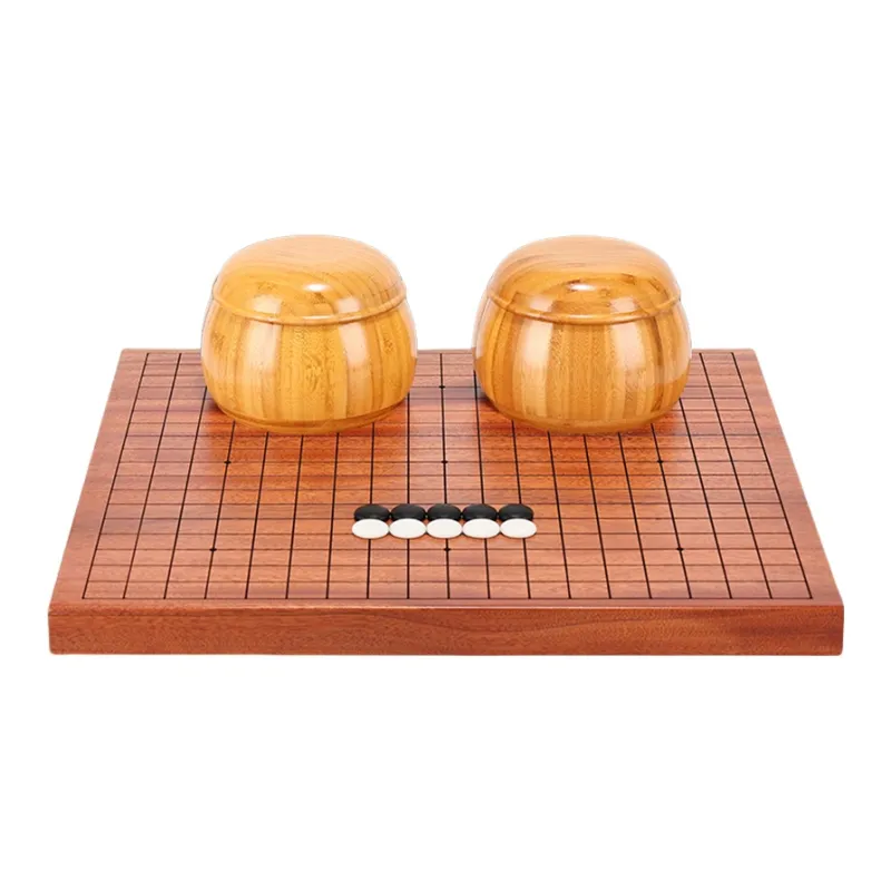 Imono Go Five In A Row Board Set Cloud Stone Chess Pieces Beginner Wooden Chinese Chess 3 in 1 Board Games-1