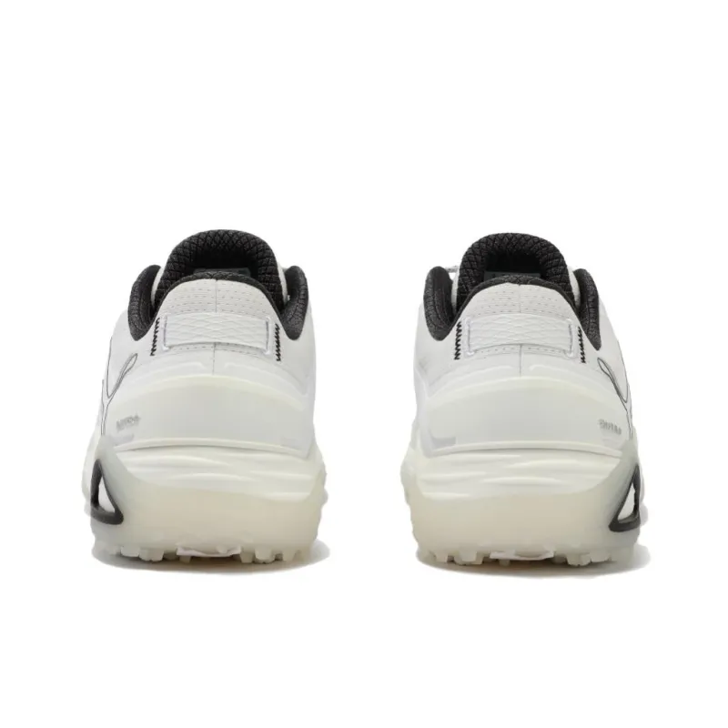 PUMA Golf Cushioning Slip Resistant Low Top Golf Shoes Men's White Black Gray-3