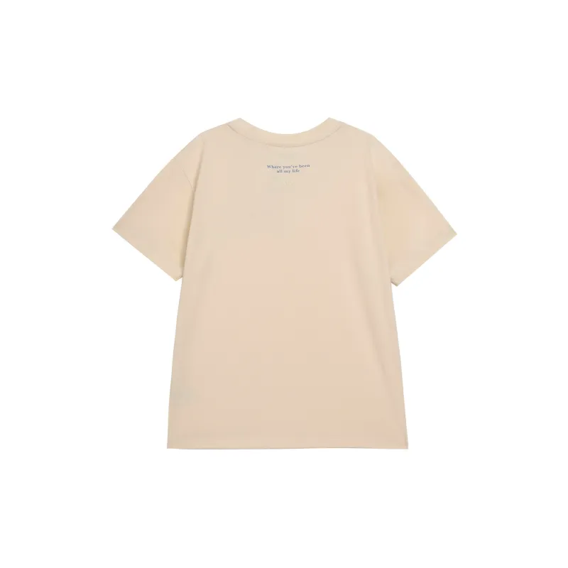 UNIQLO TREASURE Co-brand T-Shirts Unisex 40 Cream-1