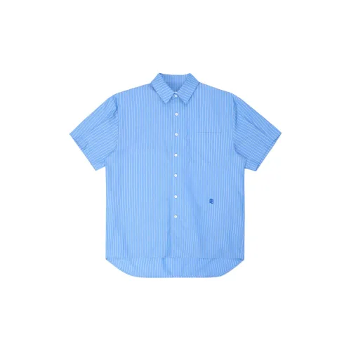 ADER ERROR Shirts Men Blue