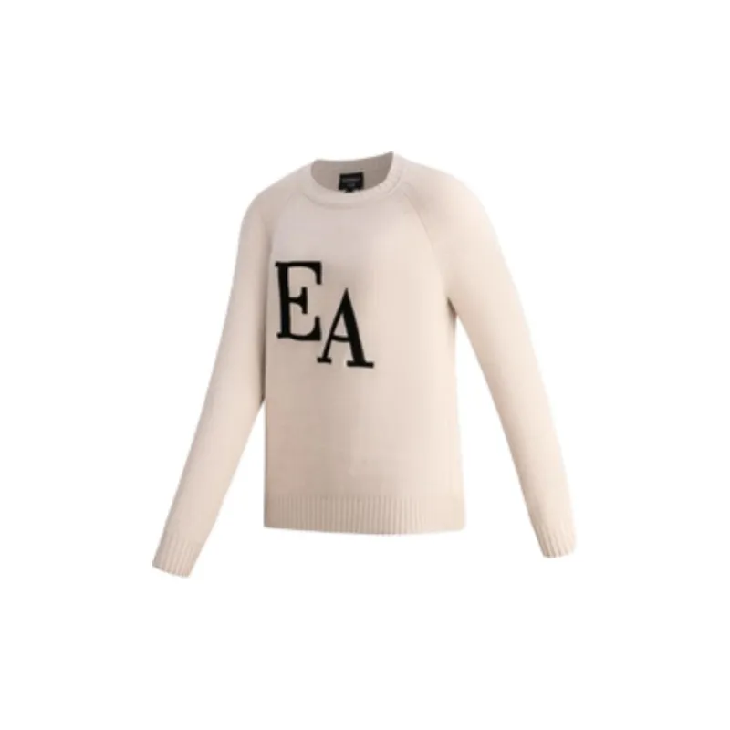 EMPORIO ARMANI FW23 Sweater Women's Light Coffee-2