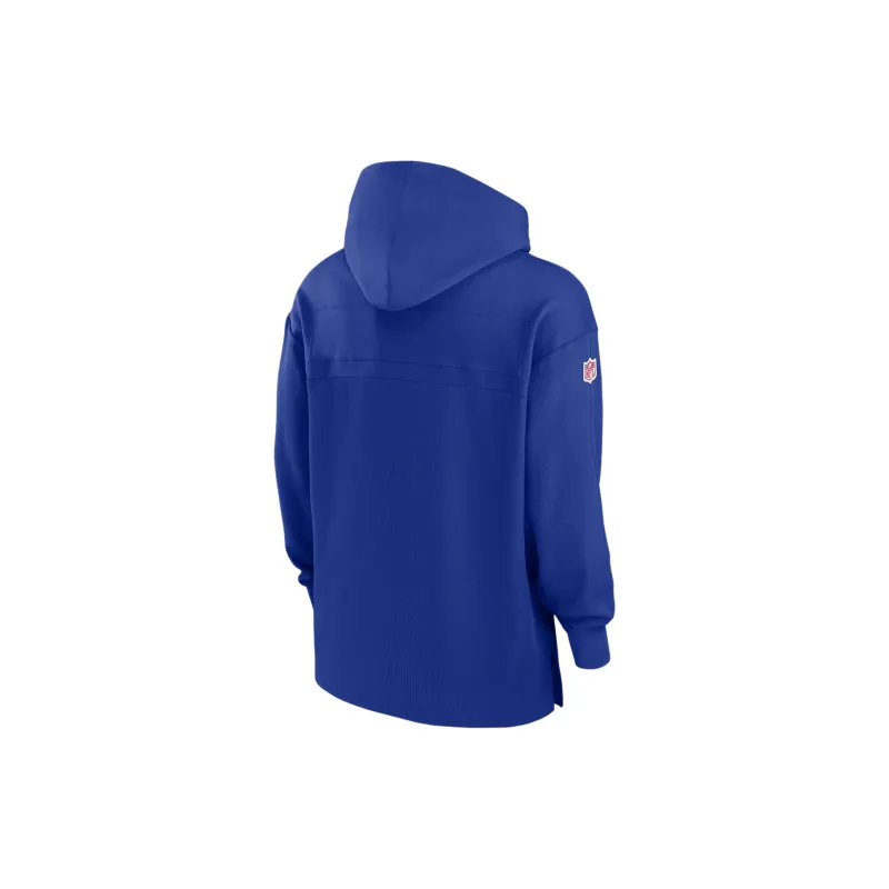 Nike Buffalo Bills Sideline Jersey Men's Nike Dri FIT Nfl Pullover Hoodie-1