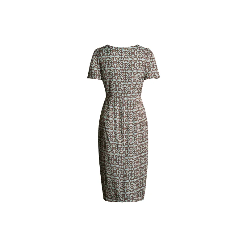 ROEYSHOUSE Short Sleeved Dresses Women's Multicolor-1