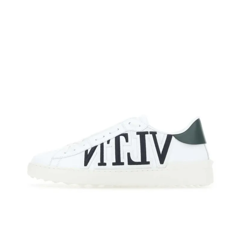 Valentino Open Stylish Skateboarding Shoes Men's White Green Black-0