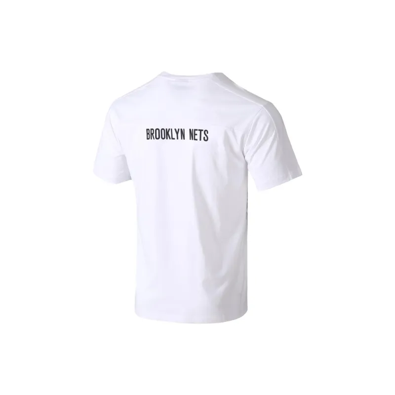 NBA Brooklyn Nets T Shirt Unisex White-1