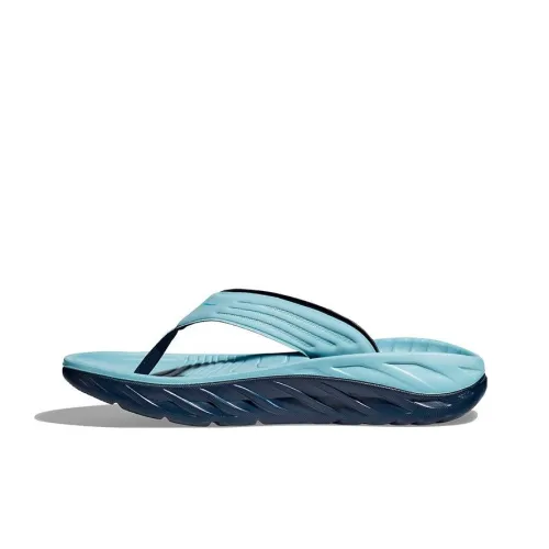 HOKA ONE ONE Ora Recovery Flip Slide Slippers Men Dark Blue