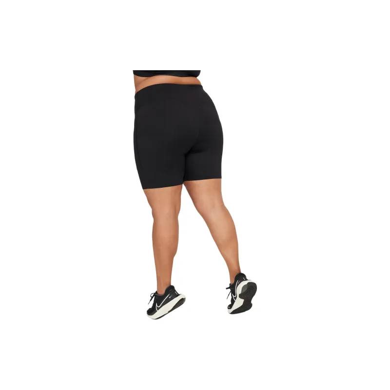 Nike Universa Women's Medium-Support High-Waisted 8' Biker Shorts With Pockets Plus Size-1
