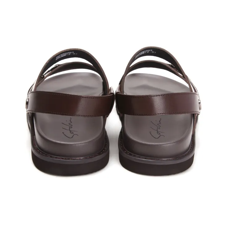 Satchi Beach Sandals Men's Coffee-4