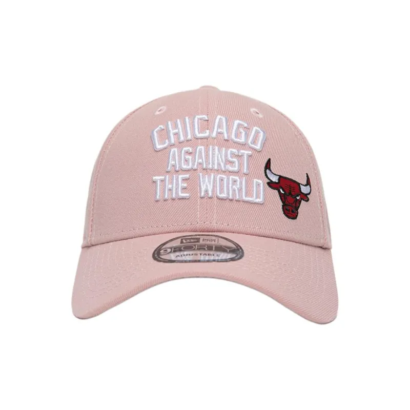 New Era Polyester, Cotton Baseball Caps Unisex Pink-1