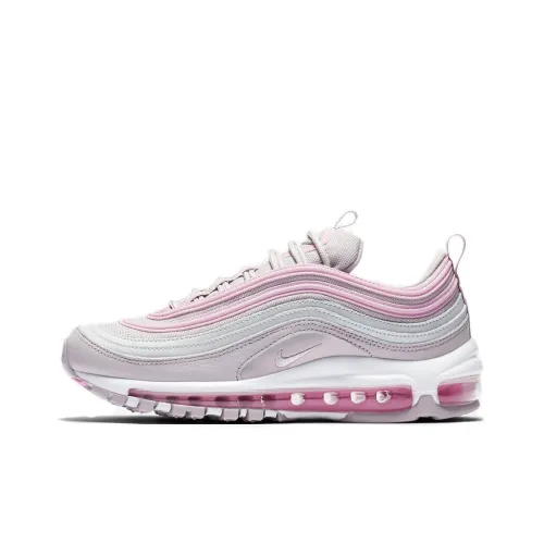 Nike Air Max 97 Running Shoes Women's Low-Top Pink/Gray/White