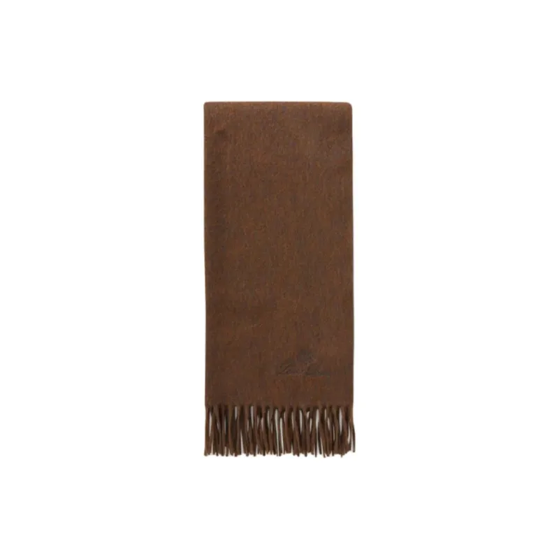Loro Piana Cashmere Knit Scarves Women's Pine Tree Color-0