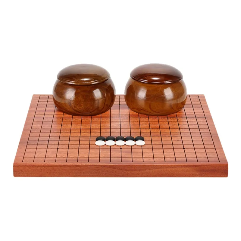 Imono Go Five In A Row Board Set Cloud Stone Chess Pieces Beginner Wooden Chinese Chess 3 in 1 Board Games-6