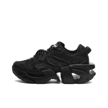 FILA Space Low Top Chunky Sneakers Women's Black